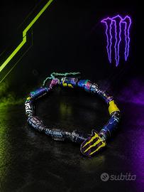 Bracciale Monster Energy Blu Fatto a Mano