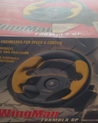 Volante PC Vintage Logitech WingMan Formula GP Nuo