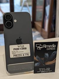 iPhone 17 256GB nero usato garanzia 
