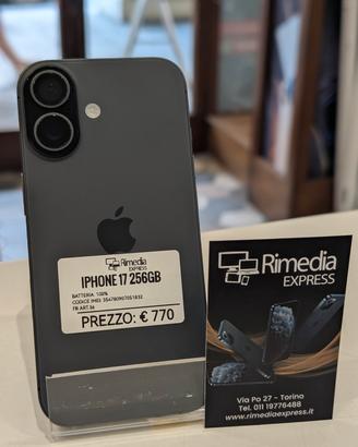 iPhone 17 256GB nero usato garanzia 