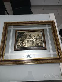 Quadro da arredamento con paesaggio 