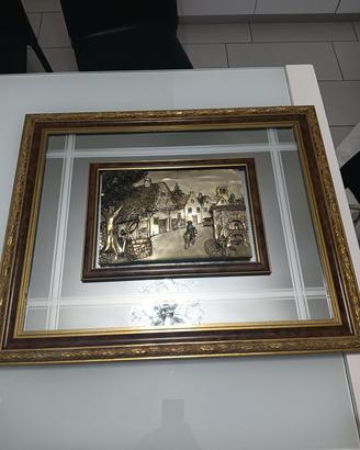 Quadro da arredamento con paesaggio 