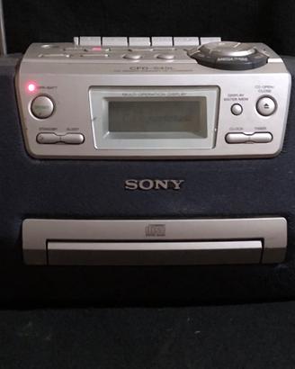 15 € Stereo Sony  Cd + Cassette