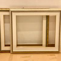 Due cornici lavorate per quadri 50x60 - con vetro