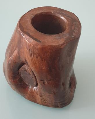 Antico Portamatite da Scrivania in Legno Vintage