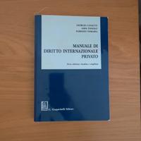 Manuale di diritto internazionale privato.