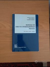 Manuale di diritto internazionale privato.