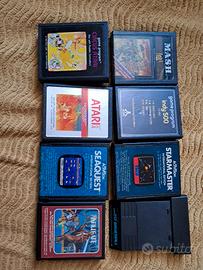 atari 2600 e 5200 box giochi manuali