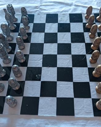Scacchiera Artigianale .Alluminio, Policarbonato