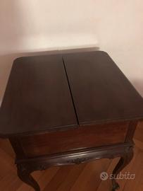 MOBILE BAR IN MOGANO CON VASSOIO