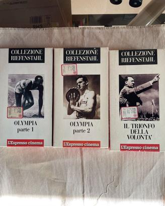 Set 3 VHS collez. Riefensthal - L'Espresso