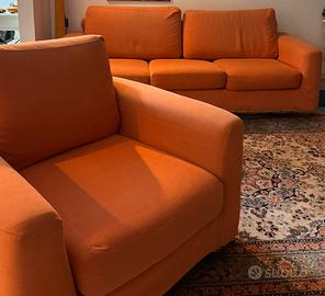 Divano letto matriminiale e poltrona