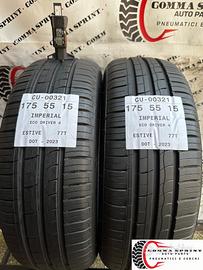 2 PNEUMATICI 175/55 R15 IMPERIAL ESTIVE 90%