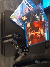 PlayStation 4 Slim con Tekken 7 3 giochi joystick
