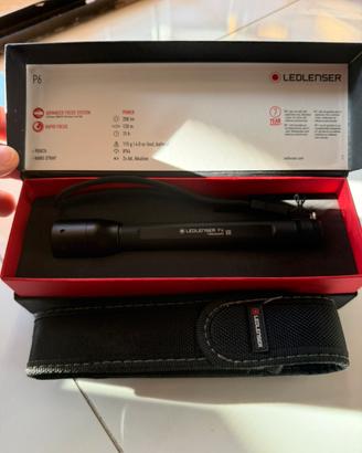 Torcia LED Ledlenser P6 originale MILITARE