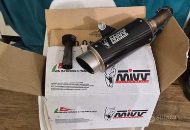 Terminale mivv cb750 honda carbonio