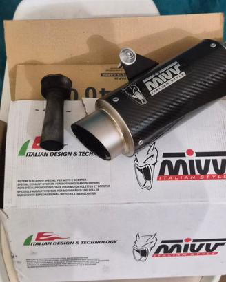 Terminale mivv cb750 honda carbonio