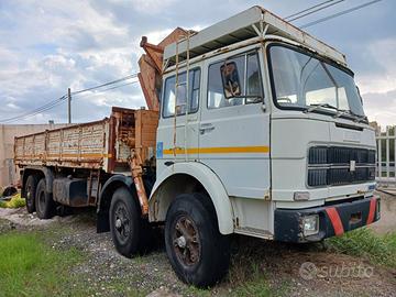 Fiat Iveco 180 Gru/Cassone Fisso
