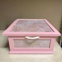 PORTACIALDE/CAPSULE EFFETTO MARMO COLORE ROSA