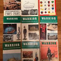 9 numeri di WARRIOR, rivista modellismo anni '70
