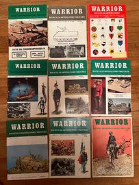 9 numeri di WARRIOR, rivista modellismo anni '70