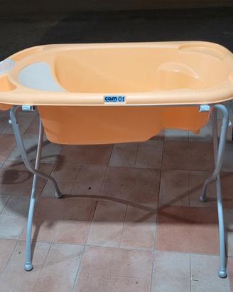 Vasca con supporto per bagnetto bimbi