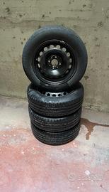 4 CERCHI IN ACCIAIO FIAT PANDA (312) 175/65 R14
