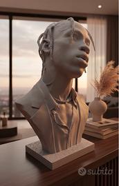 Busto 3D Travis Scot Cactus Jack Nike Adidas