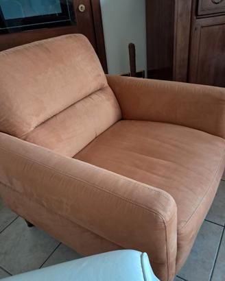 Poltrona arancione Divani & Divani