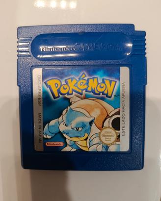 Gioco Gameboy color Pokemon Blue edizione spagnola