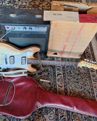 Chitarra Meazzi Lovely e ampli Hollywood anni ’60