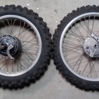 coppia ruote swm cross 21 e 18
