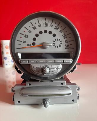 schermo con radio mini cooper originale