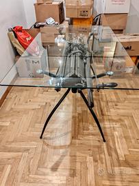 tavolo industriale vintage artigianale 