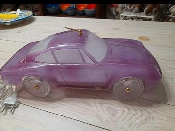 Lampada da tavolo automobile Porsche in vetro