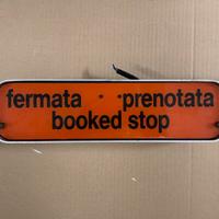 Insegna lampada bus vintage