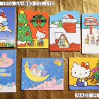 Vintage 1976 SANRIO Biglietti NATALE 3D POP UP new