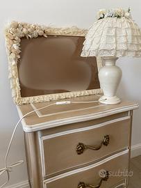 Abat jour e cornice Shabby