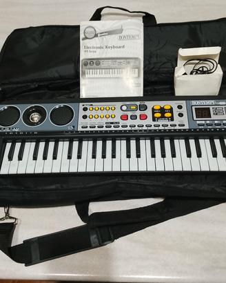 tastiera digitale Bontempi completa di custodia
