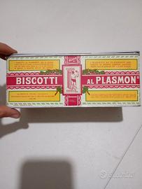 scatola in latta vintage Biscotti al plasmon 