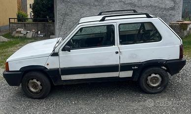 Panda 4x4 a Metano con rimorchio