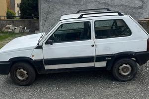 Panda 4x4 a Metano con rimorchio