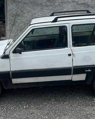 Panda 4x4 a Metano con rimorchio