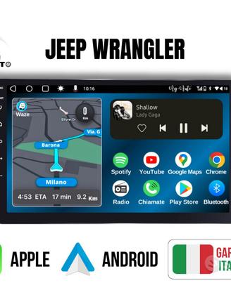 Jeep Wrangler KIT COMPLETO Autoradio Android Radio