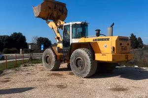 Pala gommata liebherr