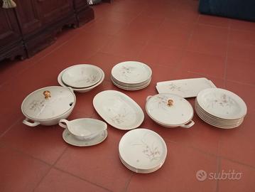 Servizio 24pz Eschenbach Wiesbaden oro 18k 