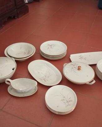 Servizio 24pz Eschenbach Wiesbaden oro 18k 