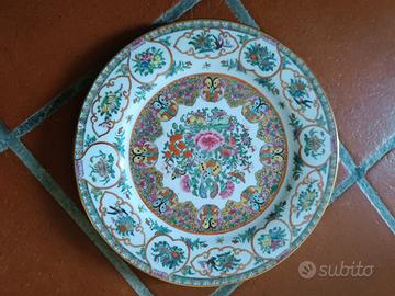 Piatto porcellana cinese e 2 porcellana inglese 