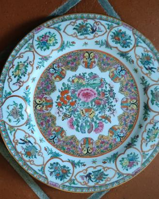 Piatto porcellana cinese e 2 porcellana inglese 