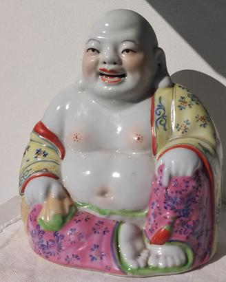 Budda Sorridente Porcellana inizio XX Secolo